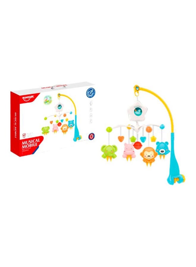 HUANGER - Rotating Attractive Musical Rattle Cot Mobile For Cradle And Bed Jhoomer Assorted 53x33x50cm - Image 1