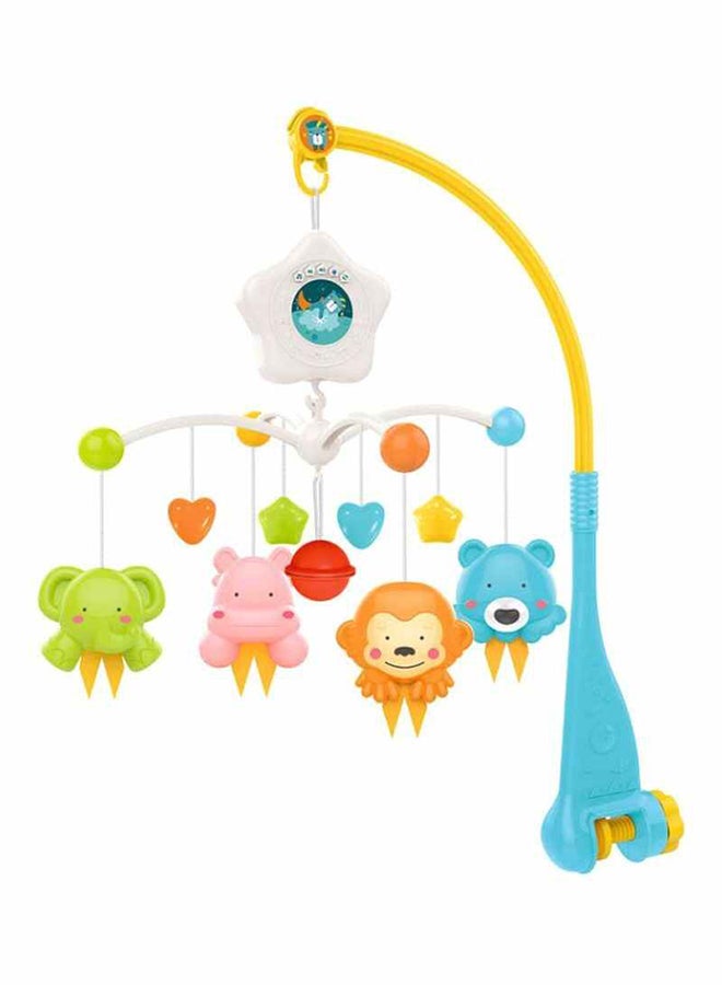 HUANGER - Rotating Attractive Musical Rattle Cot Mobile For Cradle And Bed Jhoomer Assorted 53x33x50cm - Image 1