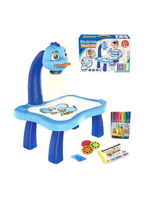 Projector Painting Educational Learning Drawing Art Attractive And Durable Smart Toy Kit Desk