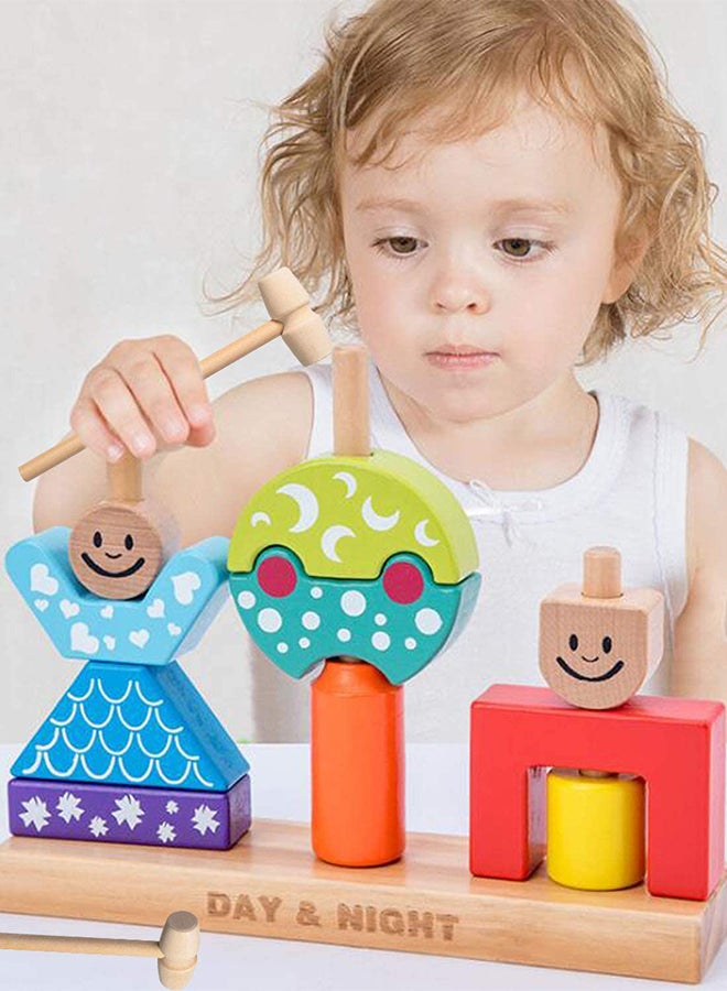 ISank 16-Piece Mini Multi-Purpose Natural Wood Hammer Toy Props For Party Game  - Image 5