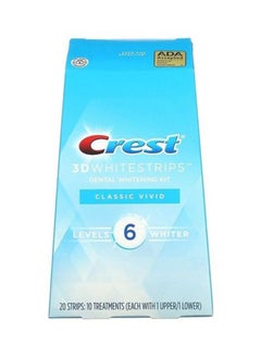 Crest 20 Strips 3D Dental Whitestrips Clear  - Image 1