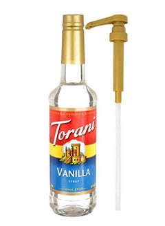 Vanilla Syrup with Pump 750ml