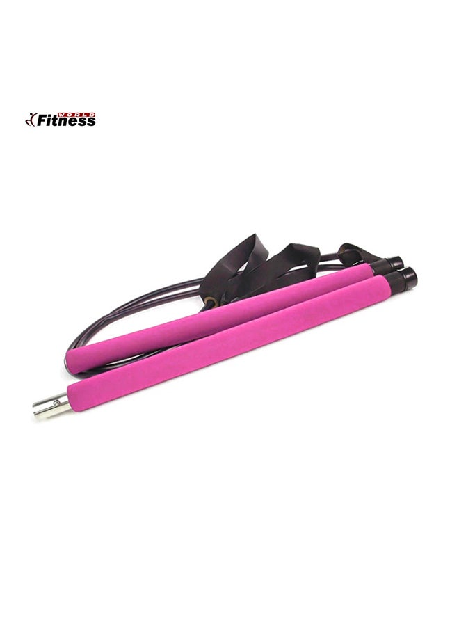 Fitness World Bar With Rubber Belts - Image 4