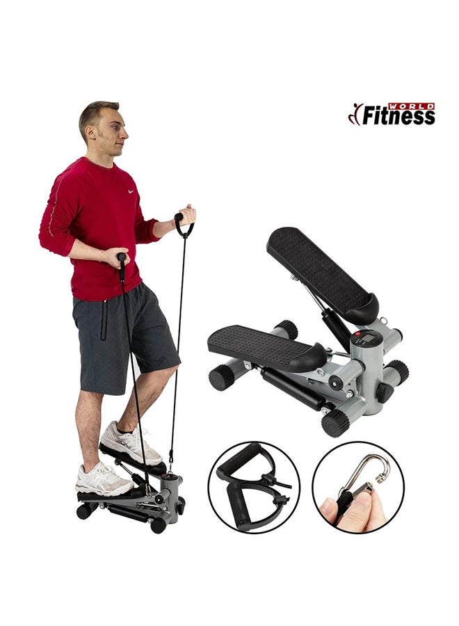 Fitness World - Stepper Twister With Hand Rope 45cm - Image 1