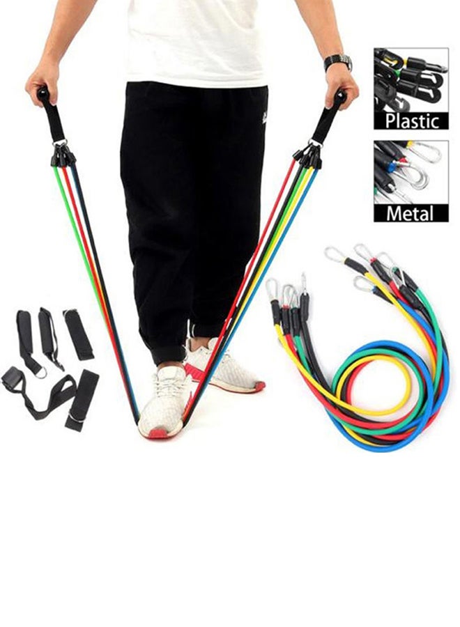 Fitness World - 11-Piece Multi-Function Pull Rope With Accessories Set - Image 1