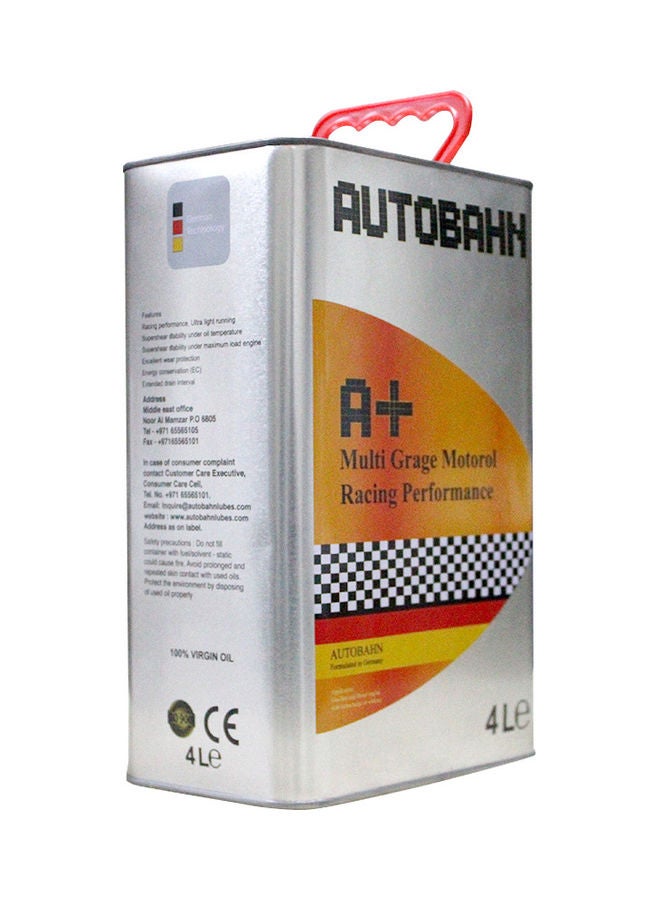 AUTOBAHN A+ Multi Grage Motorol Racing Performance Engine Oil - Image 2
