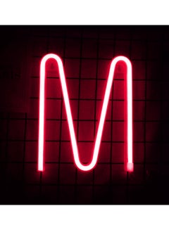 Salla Neon Flex Letter M LED Light Red 30 x 25cm  - Image 1