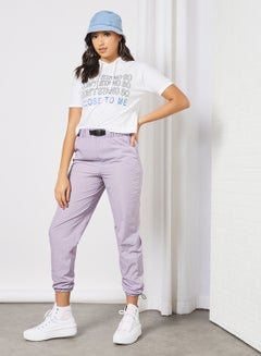 Campus Sutra Slogan Printed Drawstring Neck Hoodie White/Black/Blue  - Image 3