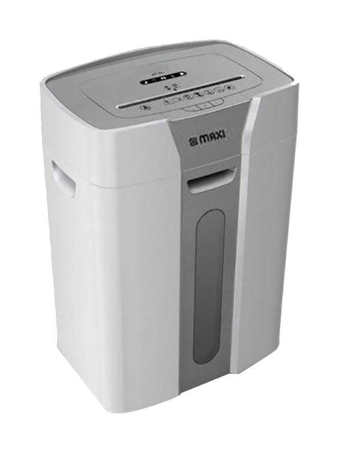 Maxi 15-Sheet Cd/Cvd/Card Paper Cutting Shredder White - Image 1