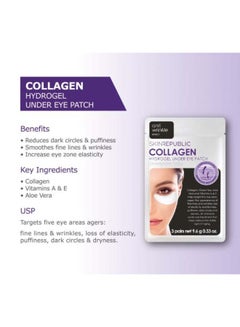 SKIN REPUBLIC Set Of 3 Collagen Under Eye Patch Clear 9.6grams  - Image 2