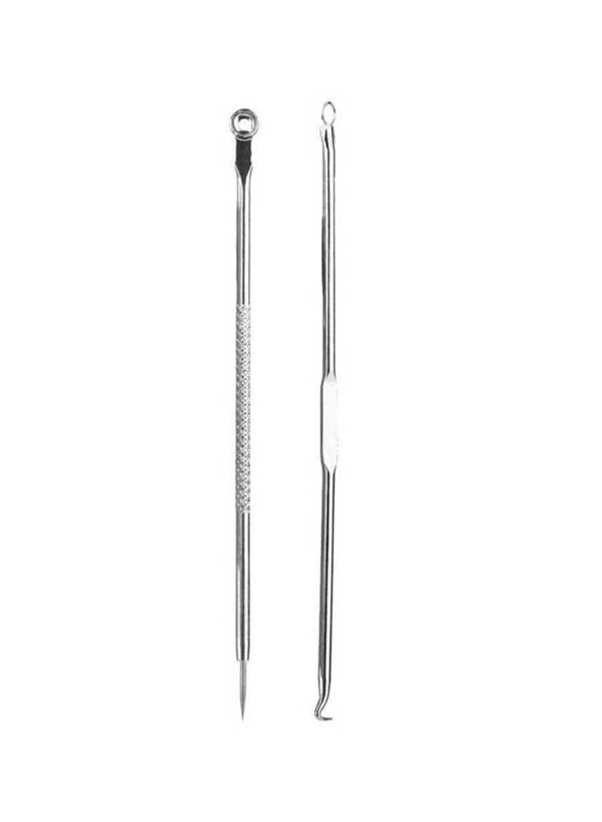 Wizme - Set Of 4 Professional Blackhead Remover Tool Silver - Image 1