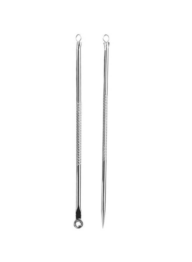 Wizme - Set Of 4 Professional Blackhead Remover Tool Silver - Image 1