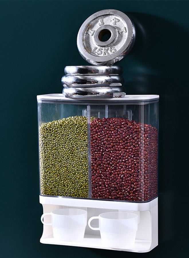 fashionhome Wall Mounted Plastic Storage Box Transparent 24.5x9.5x31cm - Image 4