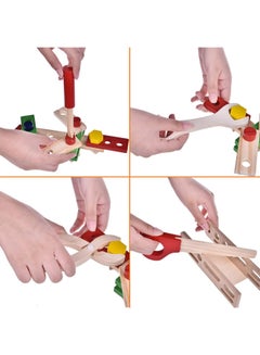 43-Piece Wooden Construction Educational Nontoxic Game Tool Toy Set For Kids - v1635256530/N22001533A_4