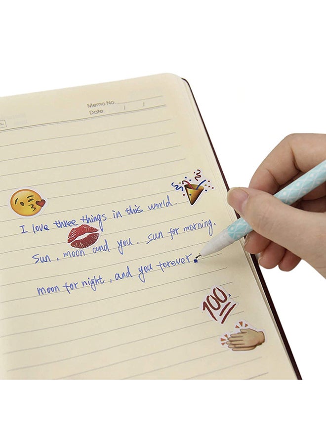 Cool Baby - Mini 4 Sheet 192 Emoji Smiley Face Whatsapp Scrapbooking Stationery Sticker Set 18x13.5cm - Image 1