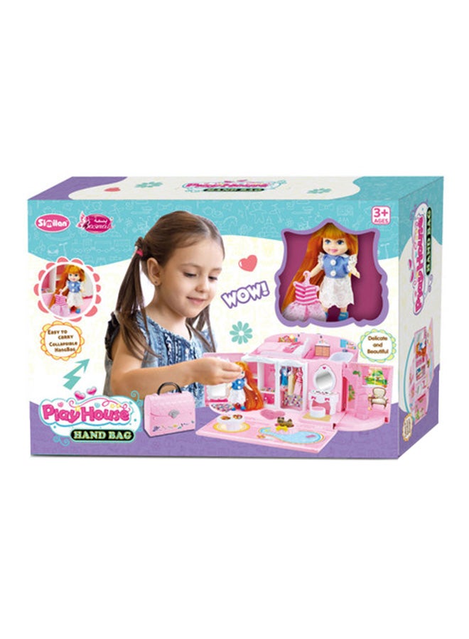 Basmah Durable Loving Fun Playing Non-Toxic High Quality Doll House Play Set For Kids 22x65x22cm  - Image 2