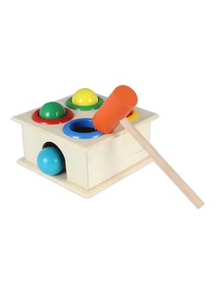 Wooden Hammering Game Box With Balls Sturdy, Durable Multicolored Toy For Kids - v1635256535/N33819726A_3