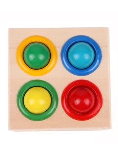 Wooden Hammering Game Box With Balls Sturdy, Durable Multicolored Toy For Kids - v1635256536/N33819726A_7