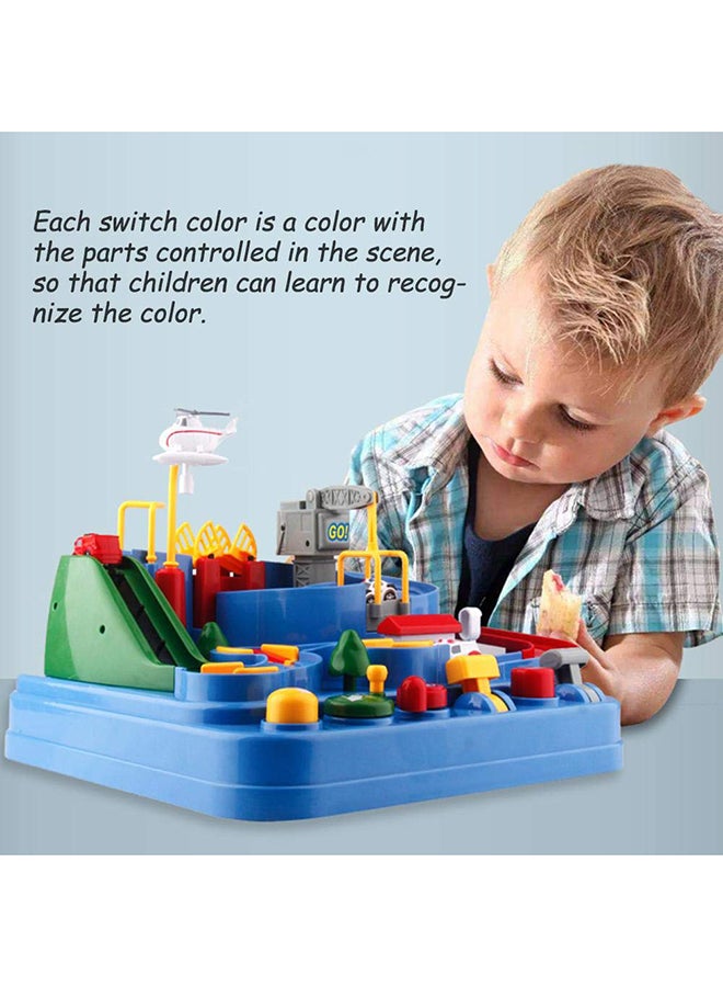 سويت هاوس مسار سيارة منزلق مصنوع من مادة بلاستيكية مقاومة للسقوط والاصطدام، متعددة الألوان - Image 4