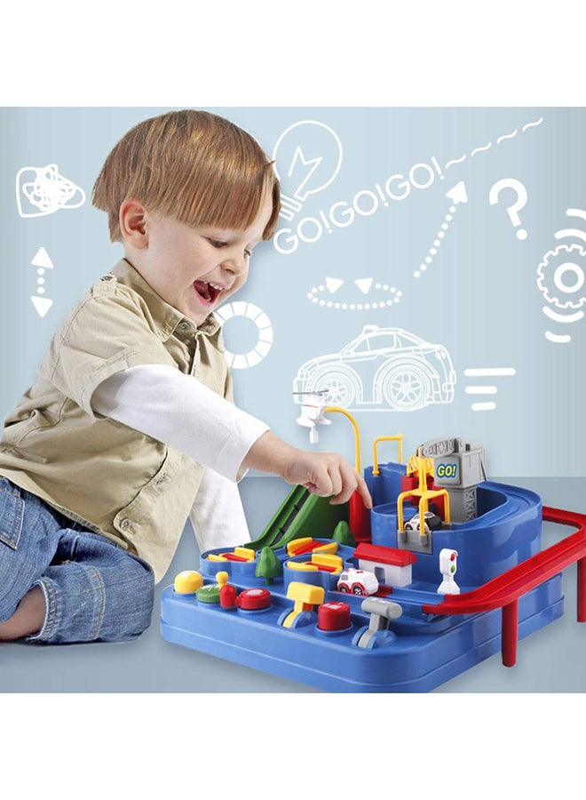 سويت هاوس مسار سيارة منزلق مصنوع من مادة بلاستيكية مقاومة للسقوط والاصطدام، متعددة الألوان - Image 5