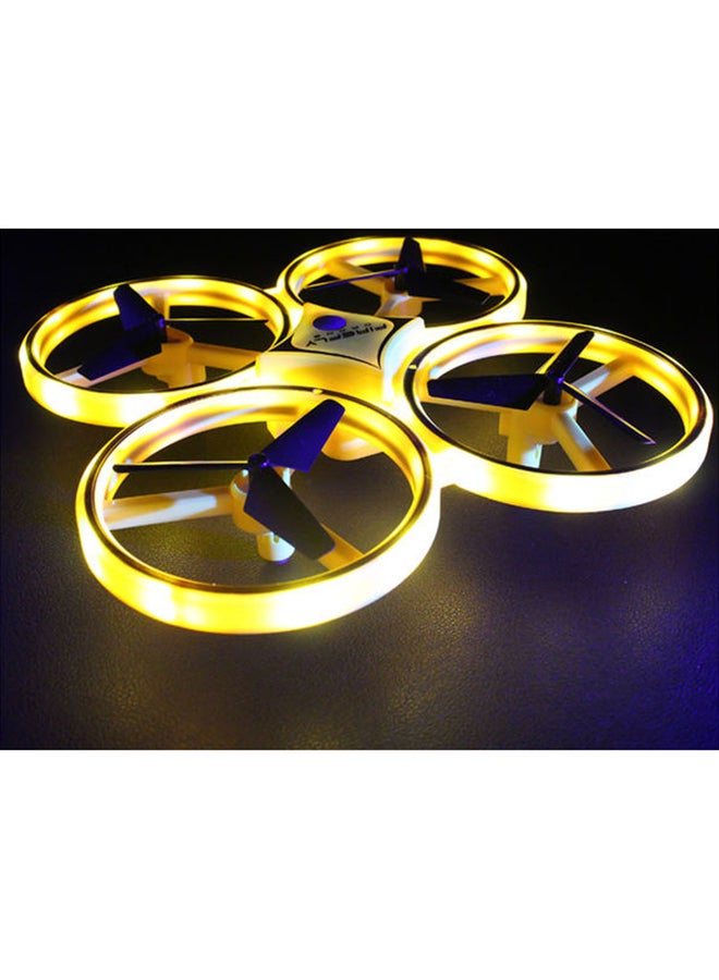 null - لعبة طائرة بدون طيار بجهاز استشعار الحركة بالأشعة تحت الحمراء مع أضواء LED للأطفال 21*10.2*21سم - Image 1