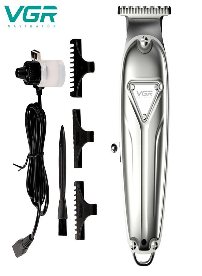 VGR V-056 Professional Hair Trimmer Silver  - Image 1