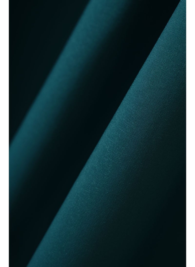 Aila - Casual Sleeveless Long Evening Maxi Solid Knit Tank Dress Teal - Image 1