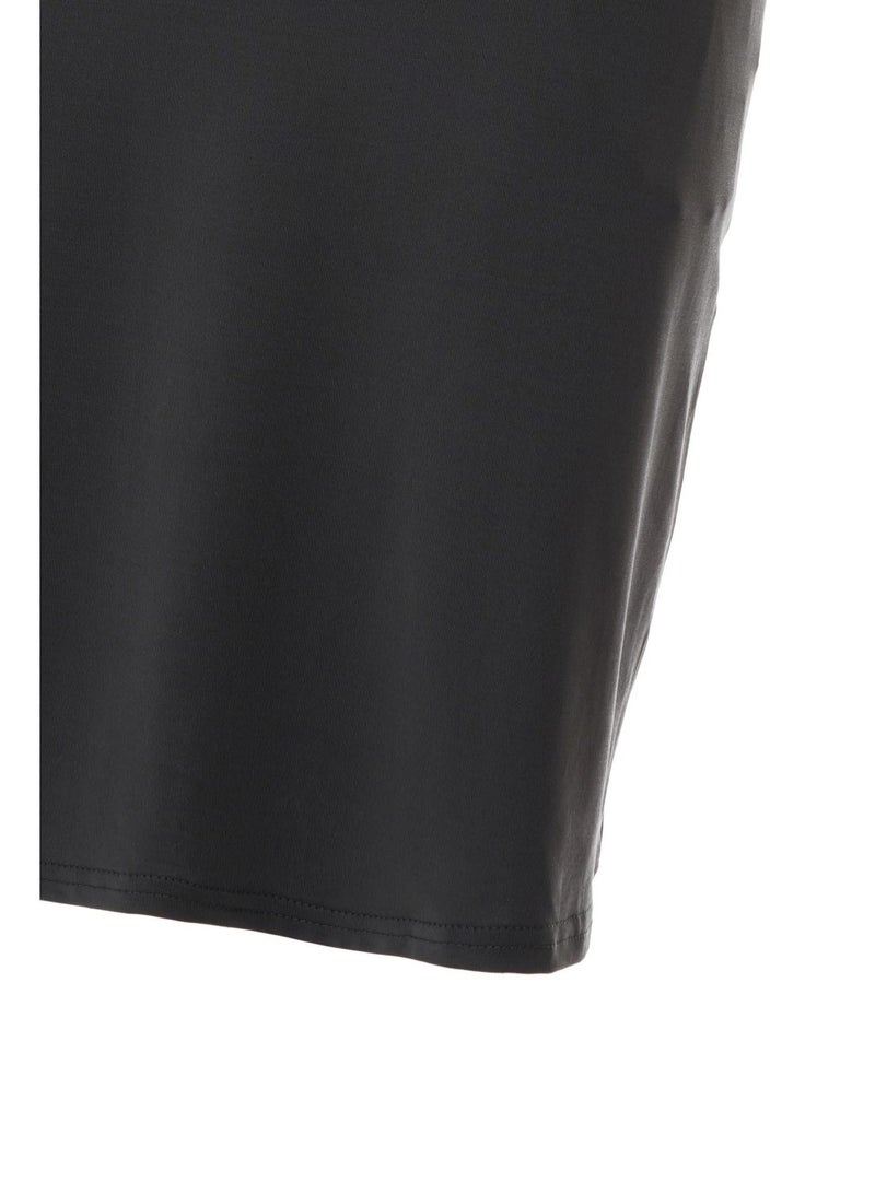 Aila - Casual Sleeveless Round Neck Mini Knit Long Evening Maxi Dress 63 Dark Grey - Image 1