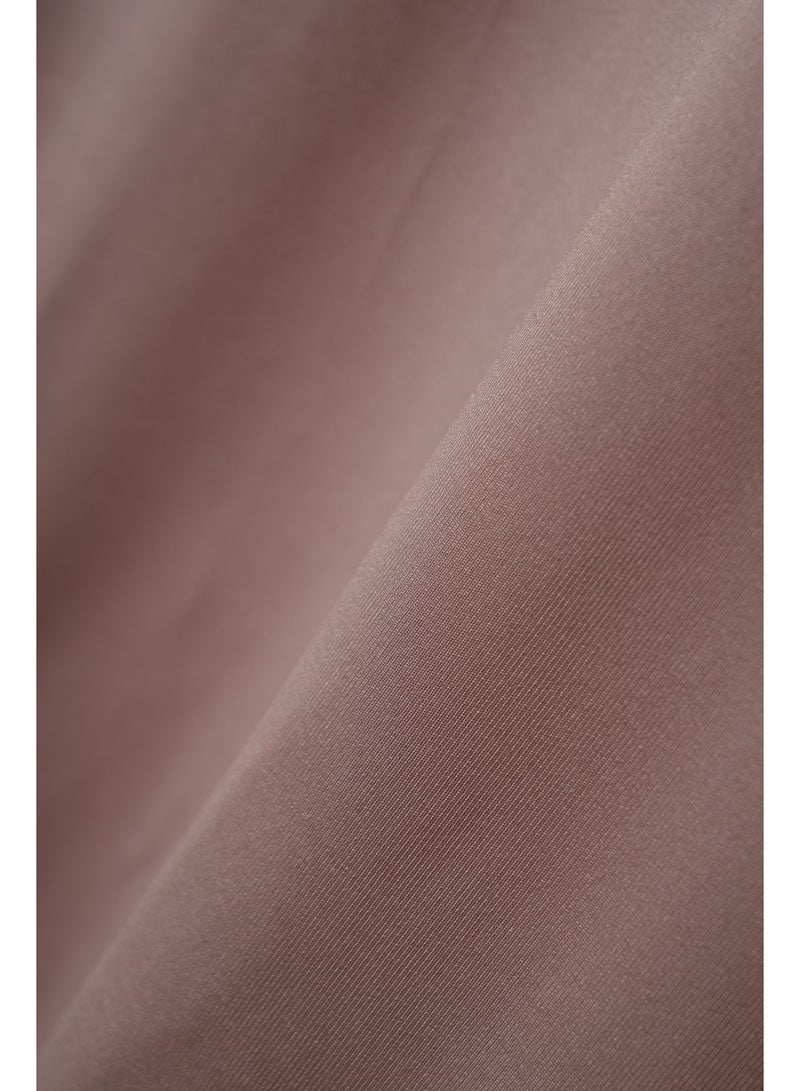 Aila - Casual Sleeveless Round Neck Long Evening Maxi Knit Dress 49 Chocolate - Image 1