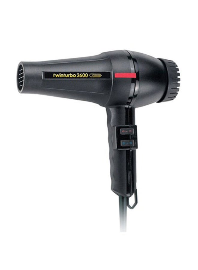 PARLUX Twin Turbo 2600 Hair Dryer Black