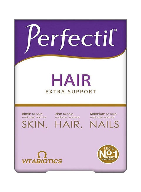 Pack Of 60 Perfectil Hair Extra Support Supplement Tablets
