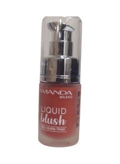 Amanda Milano Liquid Blush Silky Matte Finish 05 Orange 