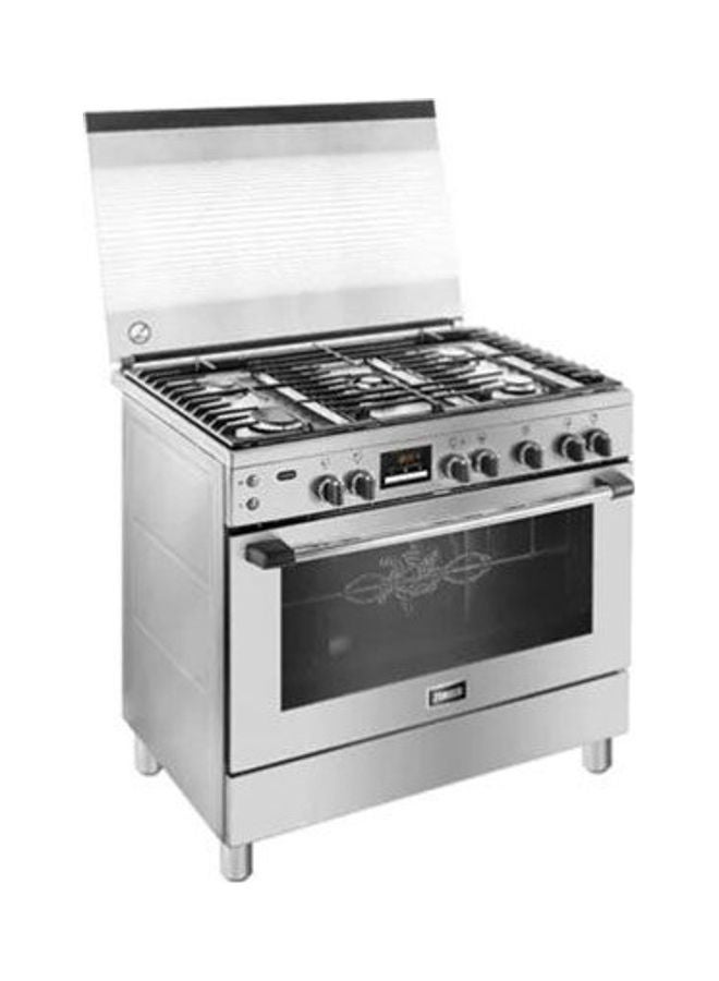 ZANUSSI Freestanding Cooker 5 Gas Burners Taste Max  142 Liter ZCG92686XA Silver  - Image 2