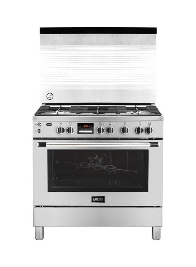ZANUSSI Freestanding Cooker 5 Gas Burners Taste Max  142 Liter ZCG92686XA Silver  - Image 1