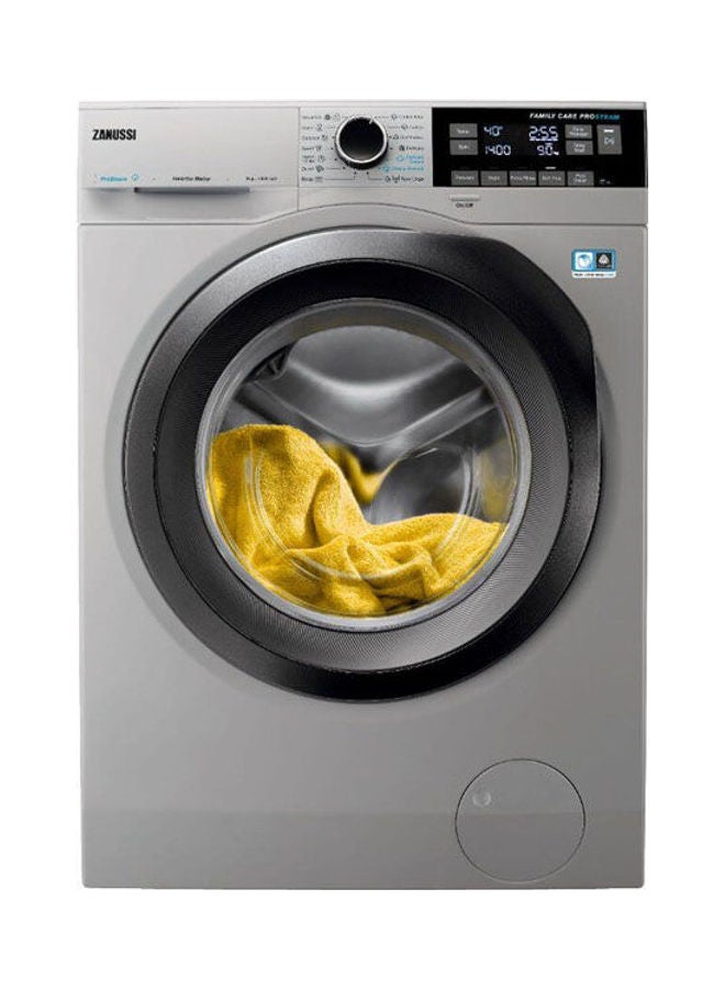 ZANUSSI Front Load Washing Machine Permanent Magnet Inverter Motor  9 Kilogram ZW7F3946LS Silver  - Image 1