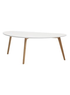 JYSK Round Coffee Table White/Brown 120x45x60centimeter UAE | Dubai ...