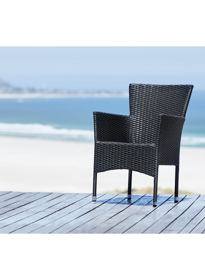 JYSK - Aidt Stacking Chair Black 62x87x58cm - Image 1