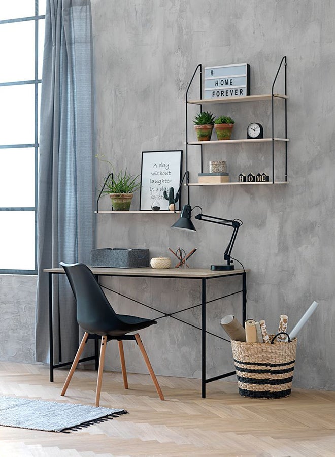 JYSK Dining Chair Black/Oak 49x84x55cm - Image 4