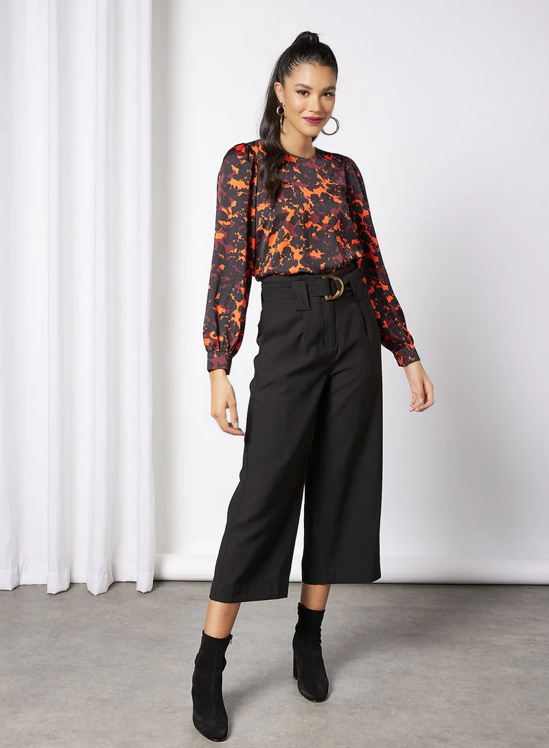 VERO MODA Printed Balloon Sleeve Blouse Multicolour
