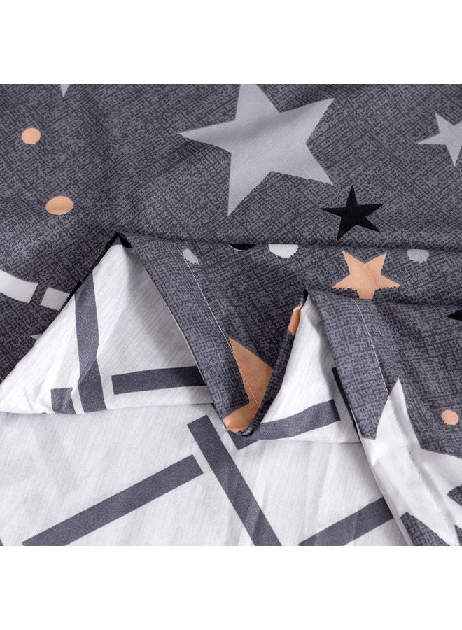 RISHAHOME 6-Piece Double Size Duvet Cover Set Microfiber Multicolour - Image 2