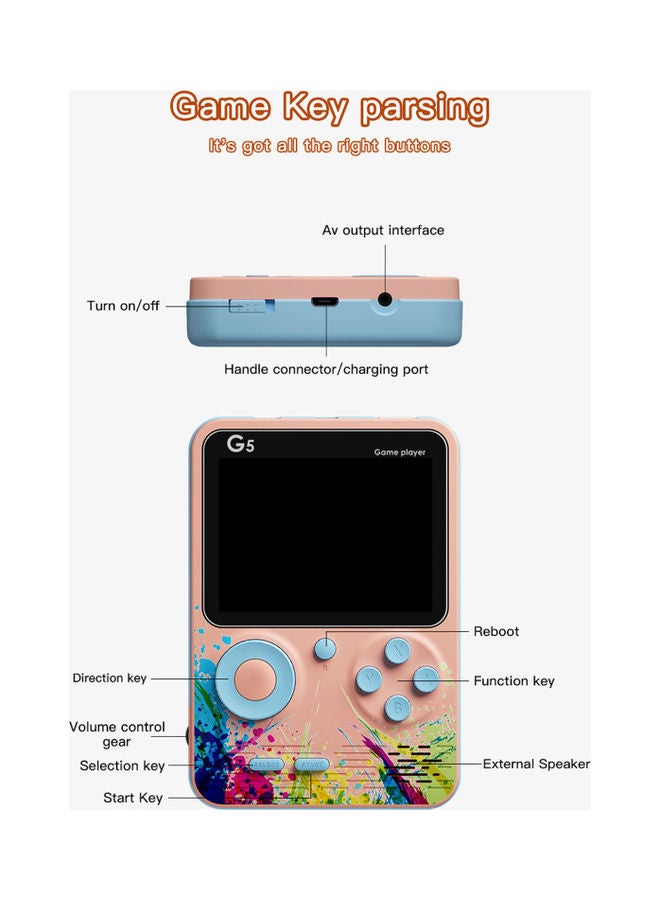 Generic - Portable Game Console With 500 Retro Games - Image 1