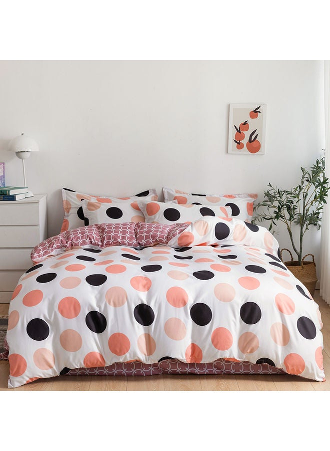 RISHAHOME 6-Piece Double Size Duvet Cover Set Microfiber Multicolour  - Image 1