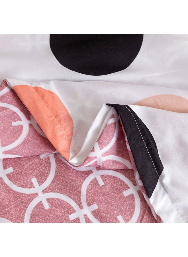 RISHAHOME 4-Piece Single Size Duvet Cover Set Microfiber Multicolour - Image 2