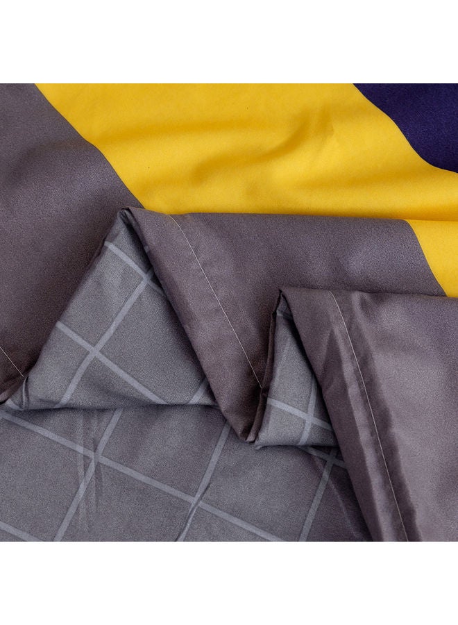 RISHAHOME 6-Piece Double Size Duvet Cover Set Microfiber Multicolour  - Image 2