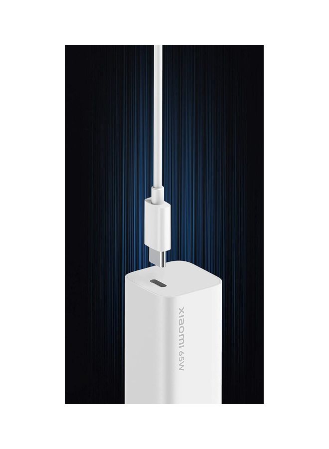 Xiaomi - 65W Fast Charger with GaN Tech White - Image 1