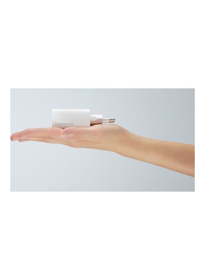 Xiaomi - 65W Fast Charger with GaN Tech White - Image 1