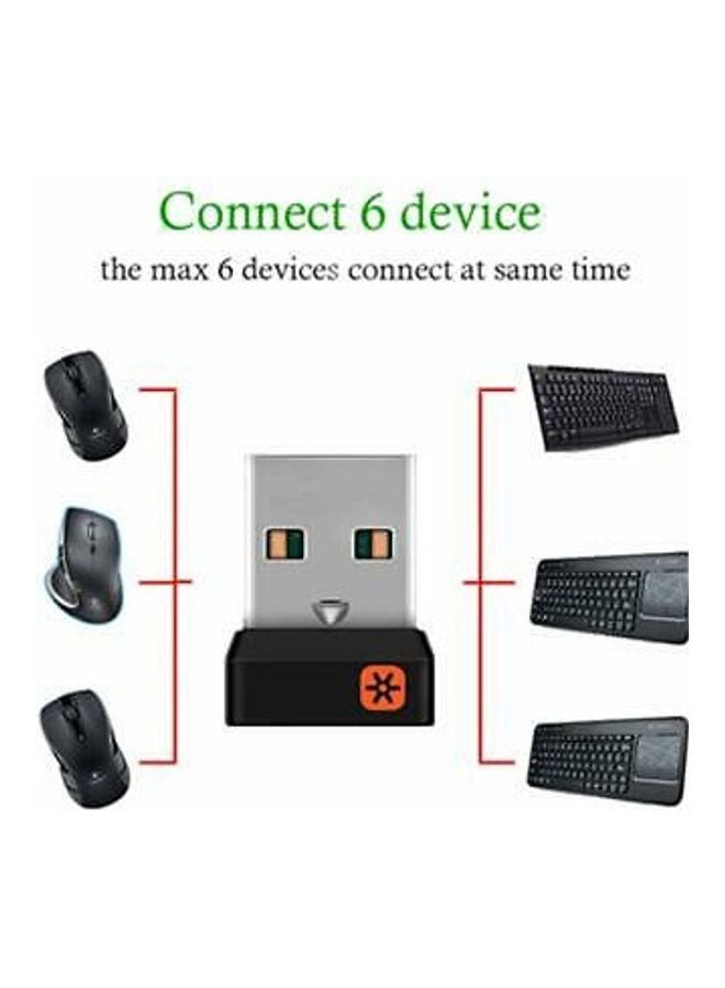 Logitech USB Unifying Receiver Black - Image 3