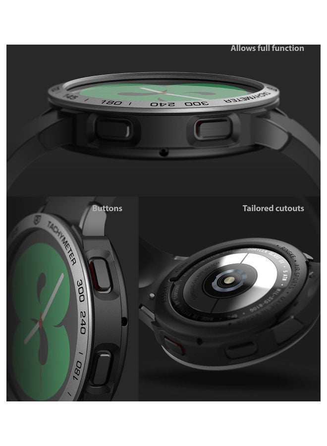 Ringke Air Sports Case and Bezel Ring With Adhesive for Galaxy Watch 4 40mm Black - Image 5