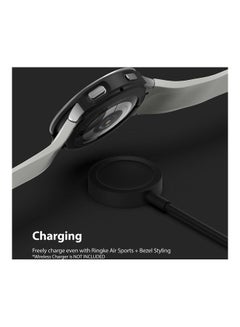 Ringke Air Sports Case and Bezel Ring With Adhesive for Galaxy Watch 4 40mm Black/Blue  - Image 4