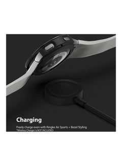 Ringke Air Sports Case and Bezel Ring With Adhesive for Galaxy Watch 4 44mm Black  - Image 2